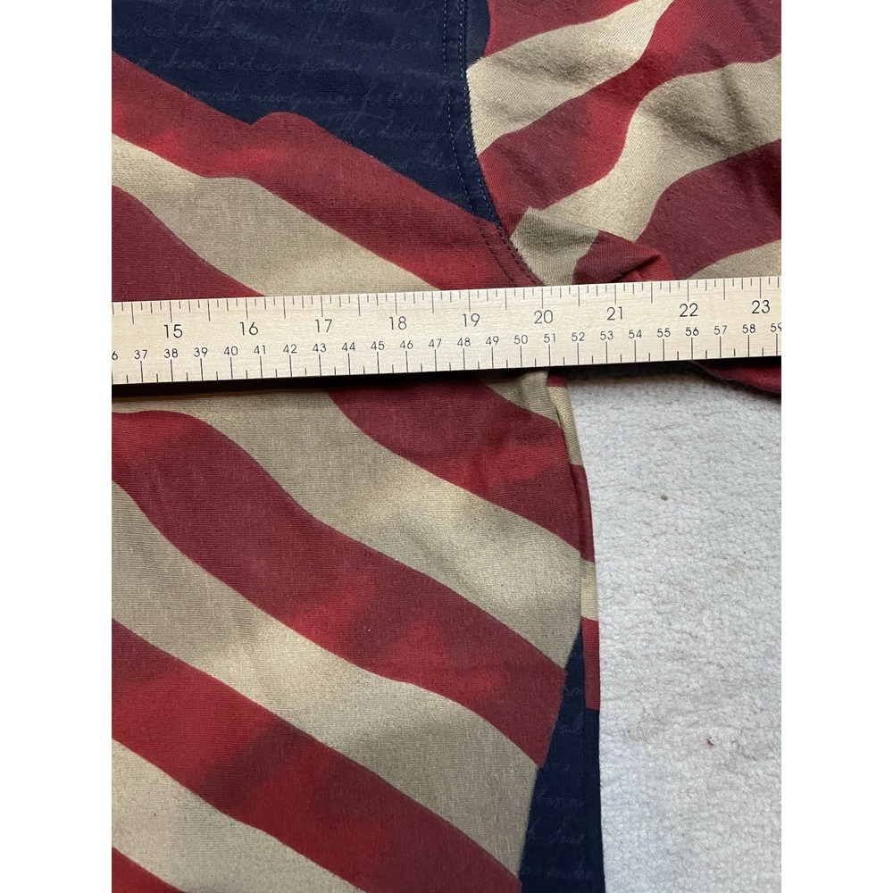 American Summer Clothing Co Men's Liberty Flag Stars Graphic Polo Shirt Sz M - Picture 7 of 10